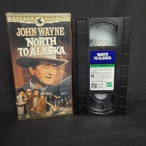 North to Alaska VHS Western Classics John Wayne Stewart Granger 1960 Hi-Fi Vinta